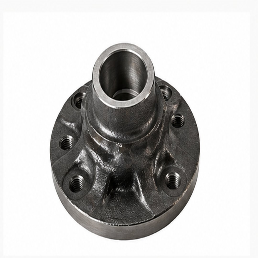 austempered ductile iron flange hub precision machined casting