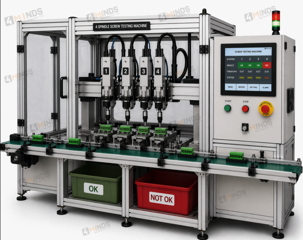 High Speed Screw Testing & Tightening Machine